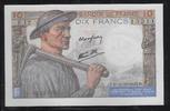 FRANCE . 10 Francs Mineur, Minenarbeiter. Alphabet F.12 . -