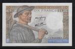 FRANCE . 10 Francs Mineur, Minenarbeiter. Alphabet Q.20 . -