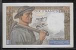 FRANCE . 10 Francs Mineur, Minenarbeiter. Alphabet: K.26 . -