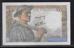 FRANCE . 10 Francs Mineur, Minenarbeiter. Alphabet: O.40 . -