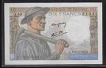 FRANCE . 10 Francs Mineur, Minenarbeiter. Alphabet: O.40 . -
