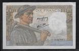 FRANCE . 10 Francs Mineur, Minenarbeiter. Alphabet A.121 . -