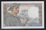 FRANCE . 10 Francs Mineur. Minenarbeiter. Alphabet: B.159 . -