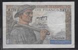 FRANCE . 10 Francs Mineur. Minenarbeiter. Alphabet: M.170 . -