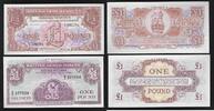 GRANDE BRETAGNE . 2X 1 Pond BRITISH ARMED FORCES. Forces armées britanniques. 3,4 th Series: E/1 K/3 . -