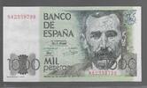 ESPAGNE 1000 Pesetas *9A REMPLACEMENT* -