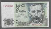 ESPAGNE 1000 Pesetas "Série: 7X" -
