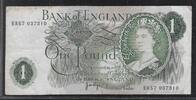 UNITED KINGDOM 1 Pound Reine Élisabeth II. Série: ER57 . -