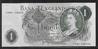 UNITED KINGDOM 1 Pound Reine Élisabeth II. Série: Y39H . -