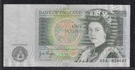 UNITED KINGDOM 1 Pound Reine Élisabeth II .Série: 62A . -