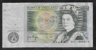 UNITED KINGDOM 1 Pound Reine Élisabeth II .Série: 34T . -