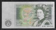 UNITED KINGDOM 1 Pound Reine Élisabeth II .Série: B78 . -