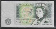 UNITED KINGDOM 1 Pound Reine Élisabeth II. Série: CS14 . -