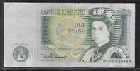 UNITED KINGDOM 1 Pound Reine Élisabeth II. Série: DS03 . -