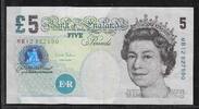 UNITED KINGDOM 5 Pounds Reine Élisabeth II. Série: MB12 . -