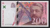 FRANCE . 200 Francs EIFFEL. Neue Signatur, Kl. Nummer. Petit numéro,nouvelle signature A 37000279 . -