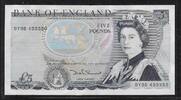 UNITED KINGDOM 5 Pounds Reine Élisabeth II. Série: DY36 . -