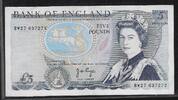 UNITED KINGDOM 5 Pounds Reine Élisabeth II. Série: BW27 . -
