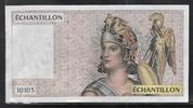 FRANCE . (Für, pour: 100 Francs Delacroix) TESTNOTE, ÉCHANTILLON . Nummer, numéro: 10103 . -