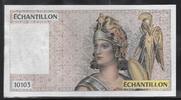 FRANCE . (Für, pour: 100 Francs Delacroix) TESTNOTE, ÉCHANTILLON . Nummer, numéro: 10103 . -