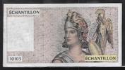 FRANCE . (Für, pour: 100 Francs Delacroix) TESTNOTE, ÉCHANTILLON . Nummer, numéro: 10103 . -