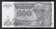 ZAÏRE 500 Nouveaux Zaïres Maréchal Mobutu Sese Seko. Série: XA/L . -