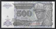 ZAÏRE 500 Nouveaux Zaïres Maréchal Mobutu Sese Seko. Série: XA/L . -