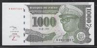 ZAÏRE 1000 Nouveaux Zaïres Maréchal Mobutu Sese Seko. Série: B/Y . -