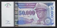 ZAÏRE 50'000 Nouveaux Zaïres Maréchal Mobutu Sese Seko. Série: G/D . -