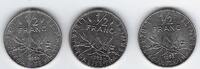 FRANCE . 1/2 Franc Semeuse. Säerin. de O.ROTY . -