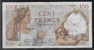 FRANCE . 100 Francs SULLY. Alphabet: V.14211. Entwertet. Annulé. 'SAVIGNAC les ÉGLISES . -