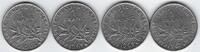 FRANCE . 1 Franc 1962,65, 67. Semeuse. Säerin. de O.ROTY. 4 EX. Gr. et p... 4,80 EUR4,20 EUR  zzgl. 9,50 EUR Versand