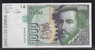 ESPAÑA 1000 Pesetas Serie: 5K . -