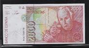 2000 Pesetas 24.4.1992 ESPAGNE Série 9C N°6736419 *REMPLACEMENT - Ersatznote - REPLACEMENT* Fast NEU -1