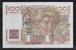 FRANCE . 100 Francs JEUNE PAYSAN. Junge Bauer. Alphabet V.391 . -