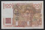 FRANCE . 100 Francs JEUNE PAYSAN. Junge Bauer. Alphabet Q.410 . -