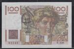 FRANCE . 100 Francs JEUNE PAYSAN. Junge Bauer. Alphabet: U.536 . -