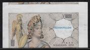 FRANCE . Geeignet für, pour 200 Francs Montesquieu ÉCHANTILLON, TESTNOTE. Numéro, Nummer: 1250 . ATHÉNA . -