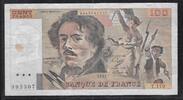 FRANCE . 100 Francs DELACROIX. Alphabet: T.170. Kleines WZ. Petit filigrane . -