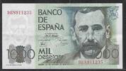 ESPAÑA 1000 Pesetas 23/10/1979 Benito Pérez Galdós.Serie: 9E. ERSATZNOTE. BILLET de REMPLACEMENT . Sehr schön/vorzüglich.