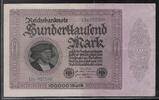 DEUTSCHLAND/ALLEMAGNE. 100'000 Mark Marchand G.Gisze par Hans Holbein. Kaufmann G.Gisze von Hans Holbein.Serie: 13k -
