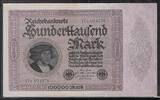 DEUTSCHLAND/ALLEMAGNE. 100'000 Mark Marchand G.Gisze par Hans Holbein. Kaufmann G.Gisze von Hans Holbein.Serie: 17k -