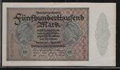 DEUTSCHLAND/ALLEMAGNE. 500'000 Mark Série: (5) AB . -