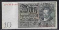 DEUTSCHLAND/ALLEMAGNE. 10 Reichsmark A.D.THAER. Arzt und Agrarreformer. Médecin , commission de la réforme agraire. -