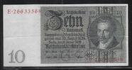 DEUTSCHLAND/ALLEMAGNE. 10 Reichsmark A.D.THAER. Arzt und Agrarreformer. Médecin , commission de la réforme agraire. -