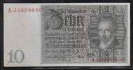DEUTSCHLAND/ALLEMAGNE. 10 Reichsmark A.D.THAER. Arzt und Agrarreformer. Médecin , commission de la réforme agraire. -