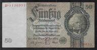 DEUTSCHLAND/ALLEMAGNE. 50 Reichsmark David Hansemann. Marchand et banquier. Kaufmann und Banker. E/D . -