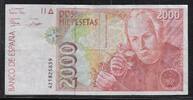ESPAÑA/ESPAGNE. 2000 Pesetas Serie: 4Z . -