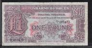 GREAT BRITAIN/GRANDE BRETAGNE 1 Pound Forces armées britaniques. 2 nd Series. AA/10 . -