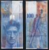 SVIZRA. SVIZZERA. SCHWEIZ. SUISSE . 100 Francs Lotar, Alberto Giacometti . Série: N . -